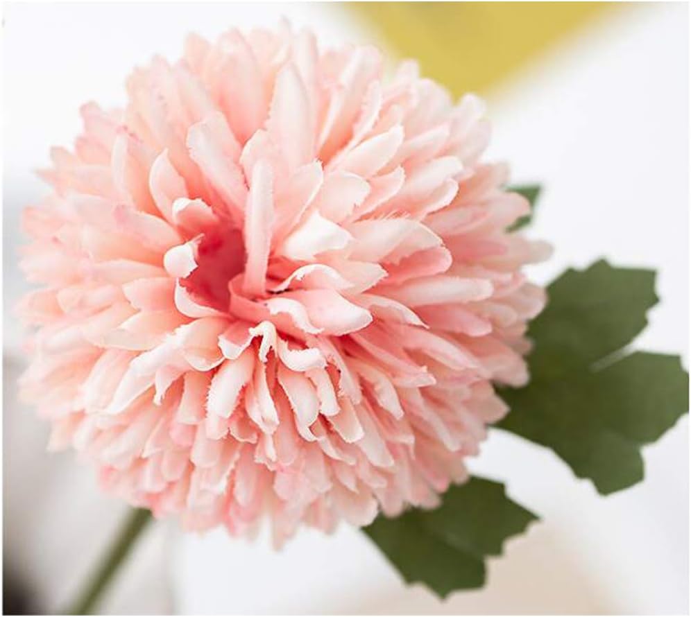 Flow.month 5Pcs Artificial Flowers, Fake Flowers Silk Plastic Artificial Hydrangea Realistic Flower Arrangements Wedding Decoration Table Centerpieces(Blue)