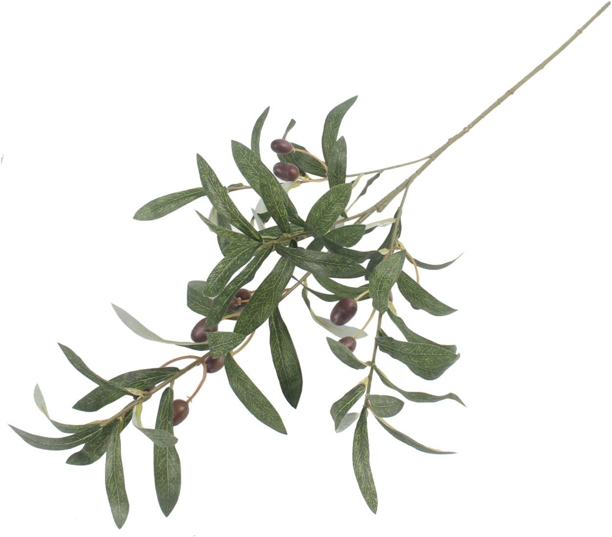 JAROWN Artificial Olive Branch Stems 5pcs 28 Inch