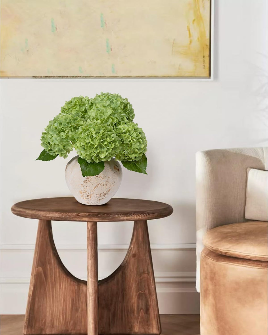 DuHouse 3Pcs Large Hydrangea Artificial Flowers,Latex Real Touch Hydrangeas Lifelike Hydrangea Flower for Home Wedding Bouquets Centerpieces Party Living Room Decoration(Blue)