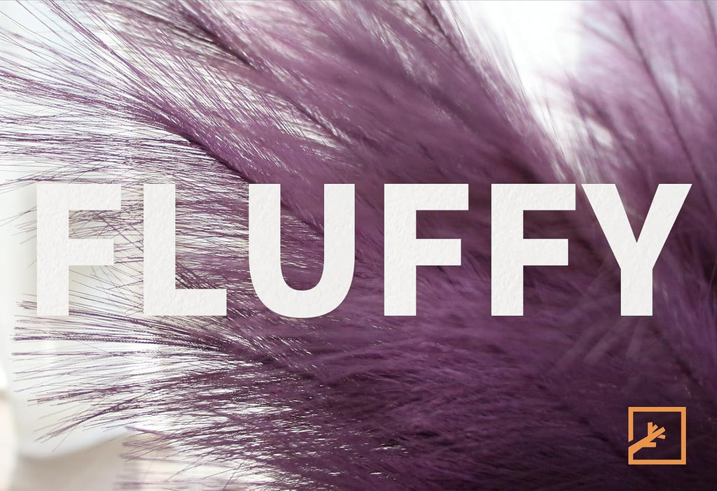 ZIFTY 7-Pcs 38"/3.1FT Black Pampas Grass Large Tall Fluffy Artificial Fake Black Flowers Gothic Decor Bulrush Reed Grass Black Decor for Bedroom Bathroom Wedding (Black)