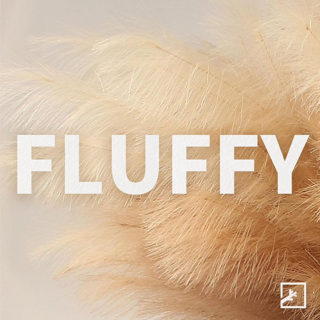 ZIFTY 7-Pcs 38"/3.1FT Black Pampas Grass Large Tall Fluffy Artificial Fake Black Flowers Gothic Decor Bulrush Reed Grass Black Decor for Bedroom Bathroom Wedding (Black)