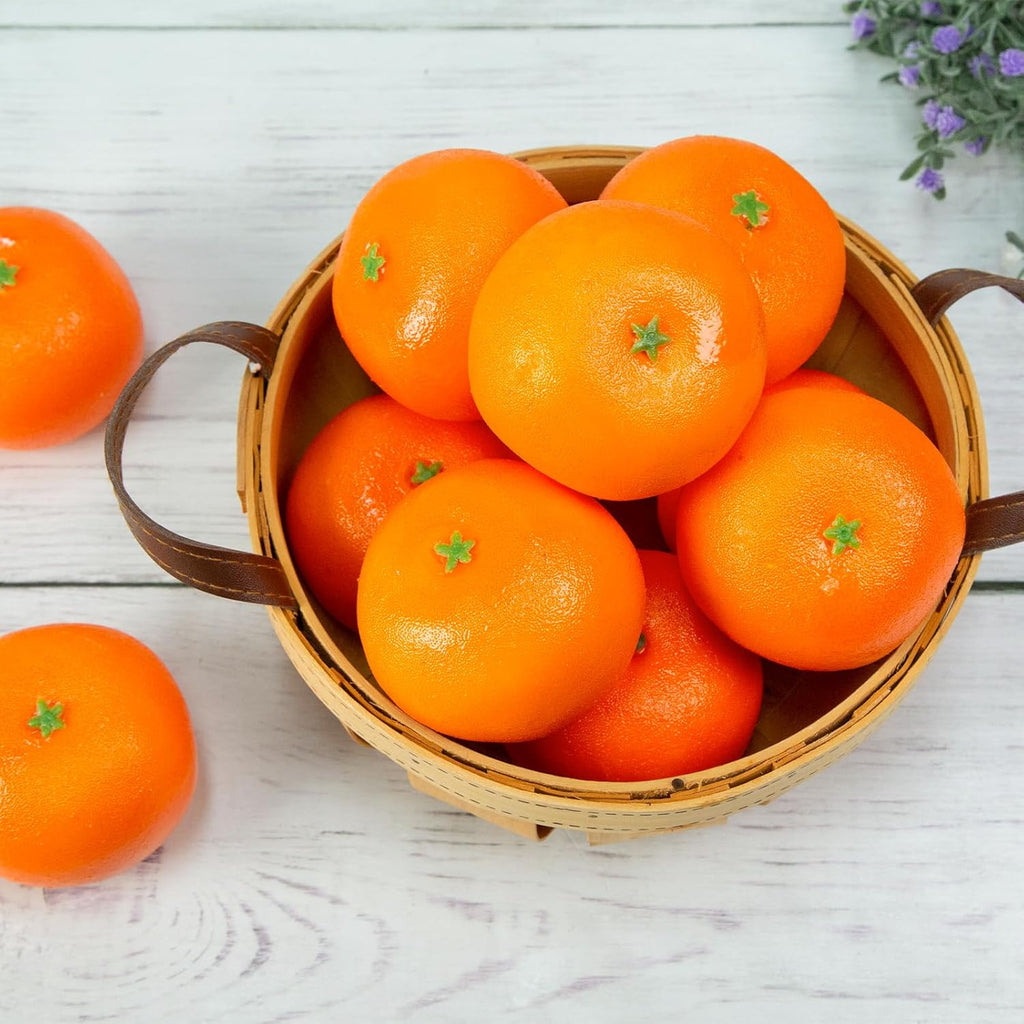 HAKSEN Fake Fruit Home Kitchen Cabinet Decoration Orange B01LXCNKSK