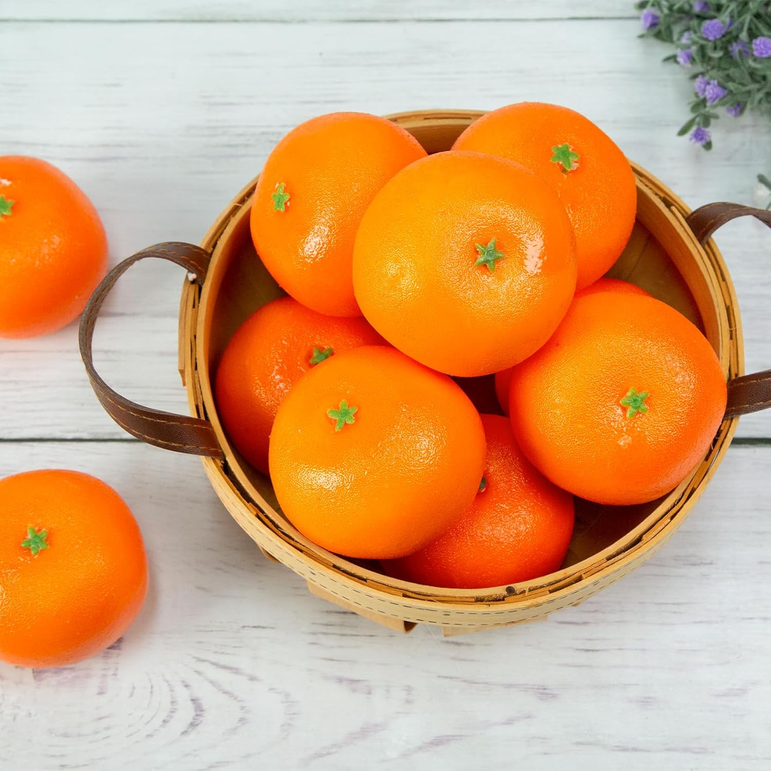 HAKSEN Fake Fruit Home Kitchen Cabinet Decoration Orange B01LXCNKSK