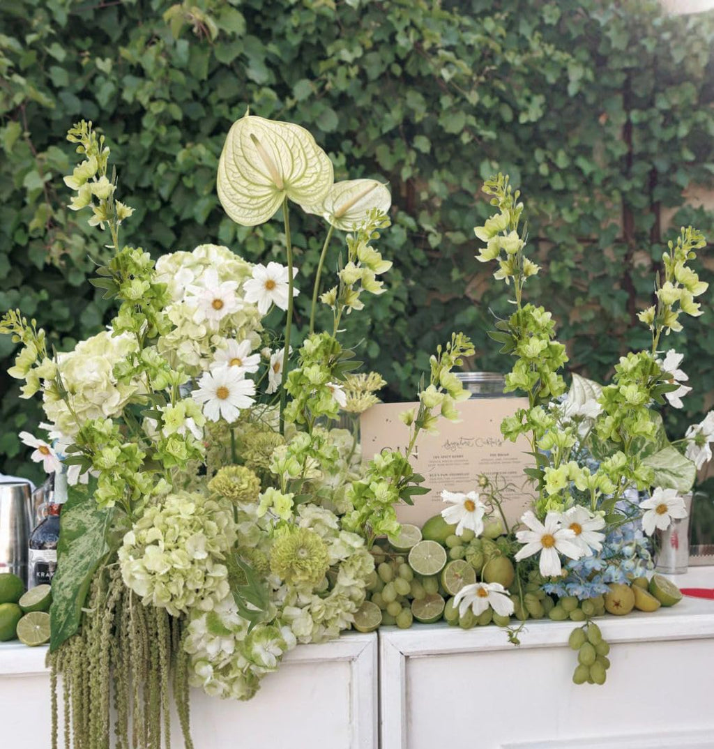 IPOPU Champagne Artificial Delphinium Flowers 33.5" Long Stem Artificial Flowers Fake Flowers for Wedding Centerpieces for Home Tables Party Decor（Champagne）