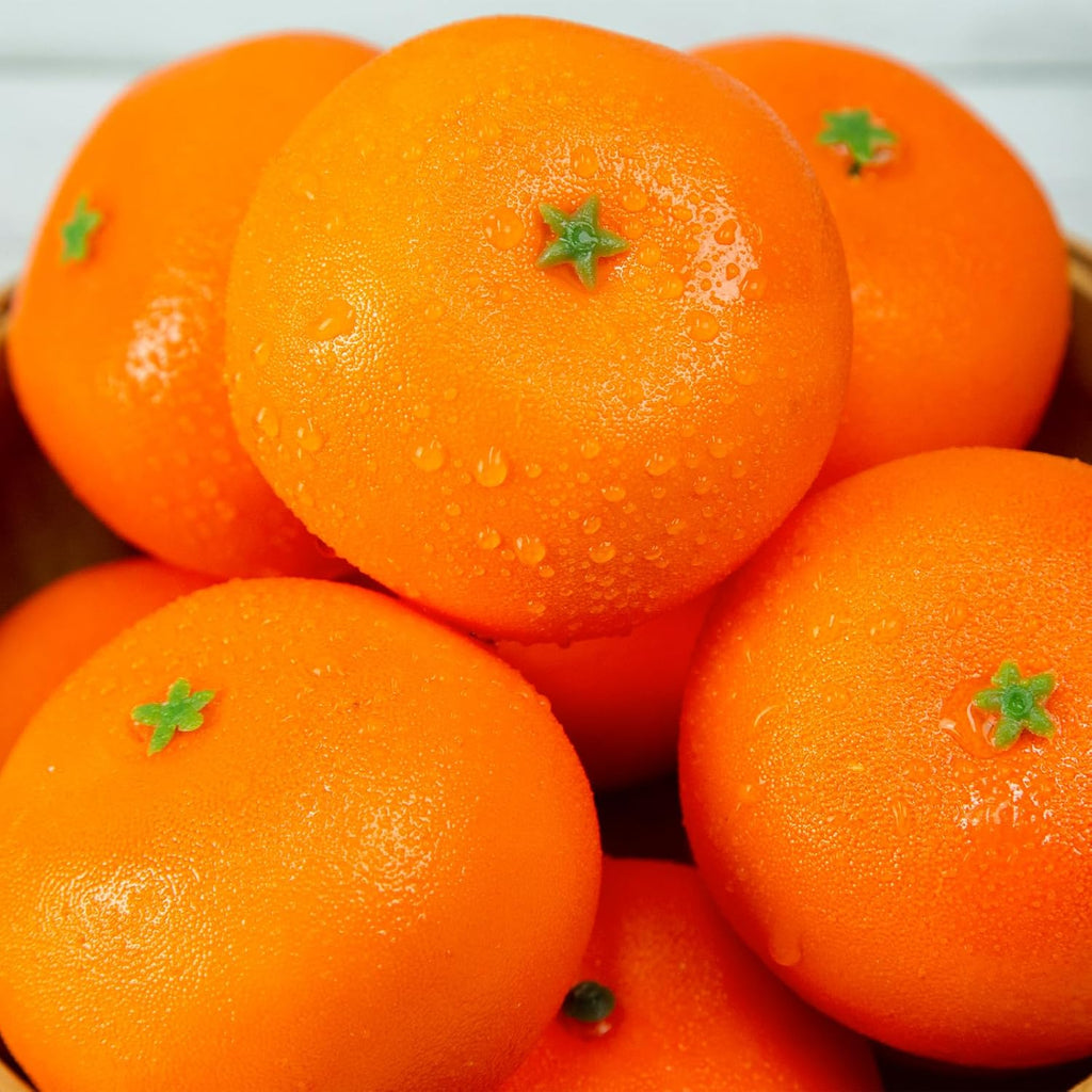 HAKSEN Fake Fruit Home Kitchen Cabinet Decoration Orange B01LXCNKSK