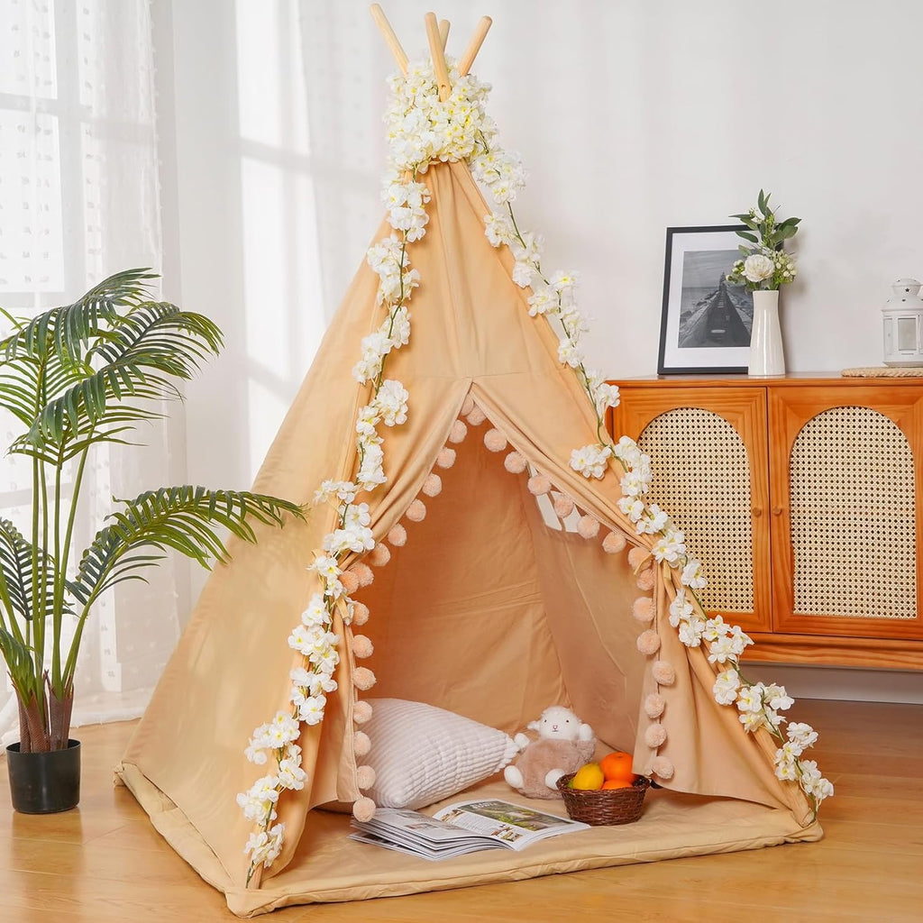 Sunm Boutique 4pcs Artificial Cherry Blossom Garland Hanging Vine Silk Garland Wedding Party Decor