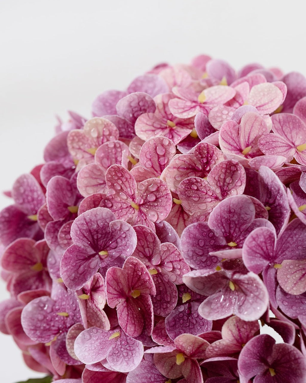 DuHouse 3Pcs Large Hydrangea Artificial Flowers,Latex Real Touch Hydrangeas Lifelike Hydrangea Flower for Home Wedding Bouquets Centerpieces Party Living Room Decoration(Blue)