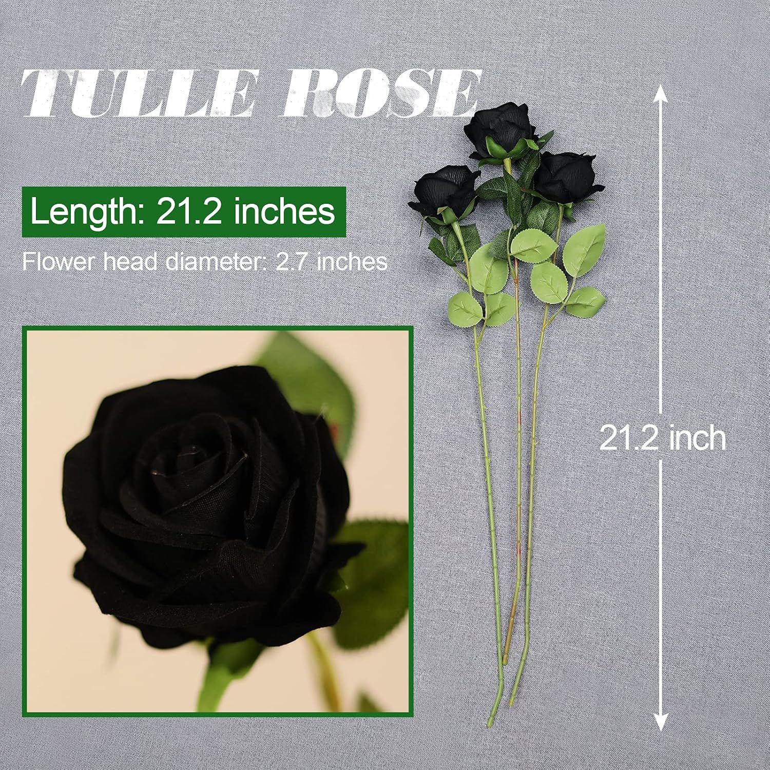 Luyue 10 Pack Artificial Velvet Roses Fake Red Rose Silk Flowers with Stem Floral Gift for Wedding Arrangement Party Home Decor-Red