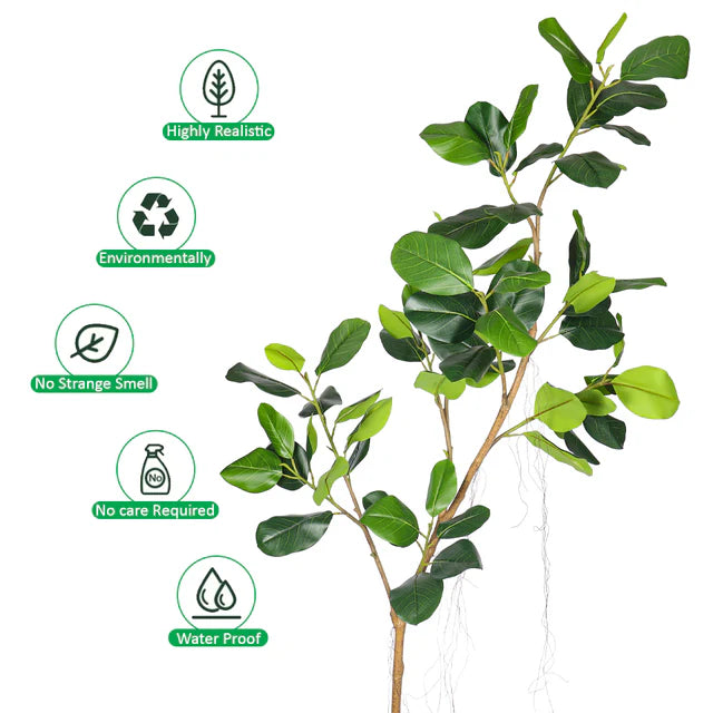 Nearly Natural Fiddle Plant 2m High