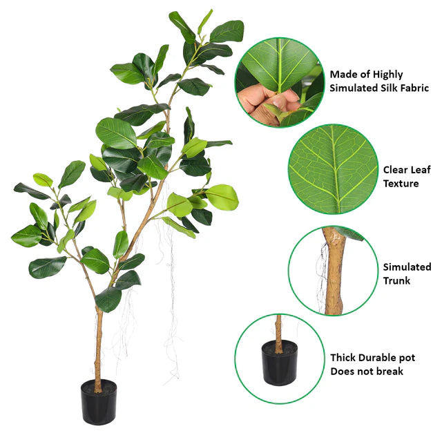 Nearly Natural Fiddle Plant 2m High