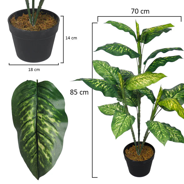 Nearly Natural Artificial Dieffenbachia Plant