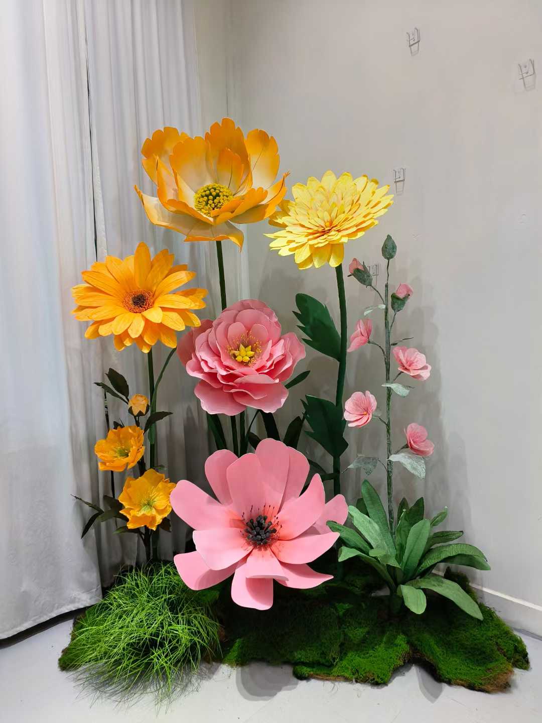 Giant flowers arrangement for New born party & baby shower