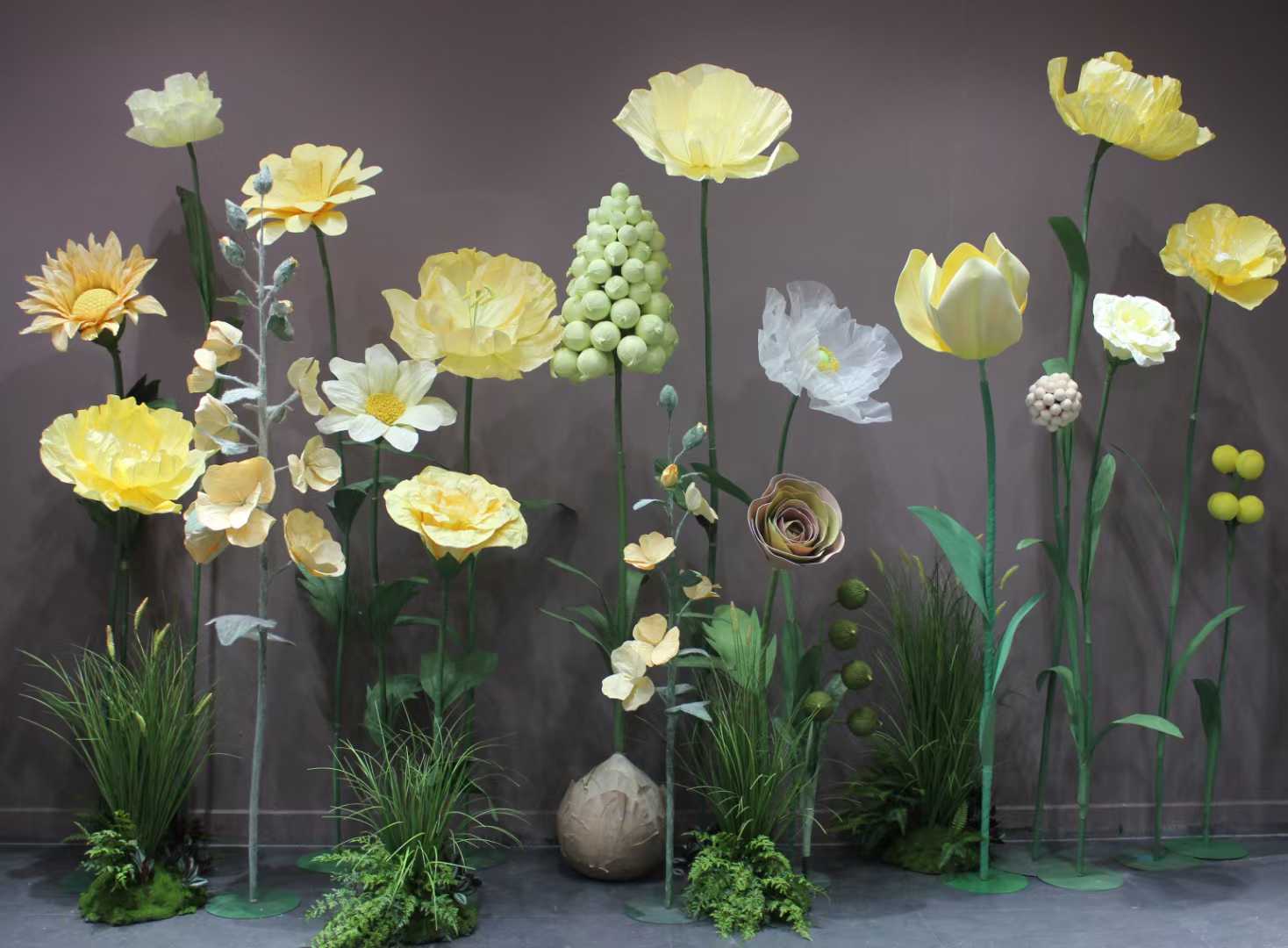 Giant flowers arrangement for New born party & baby shower