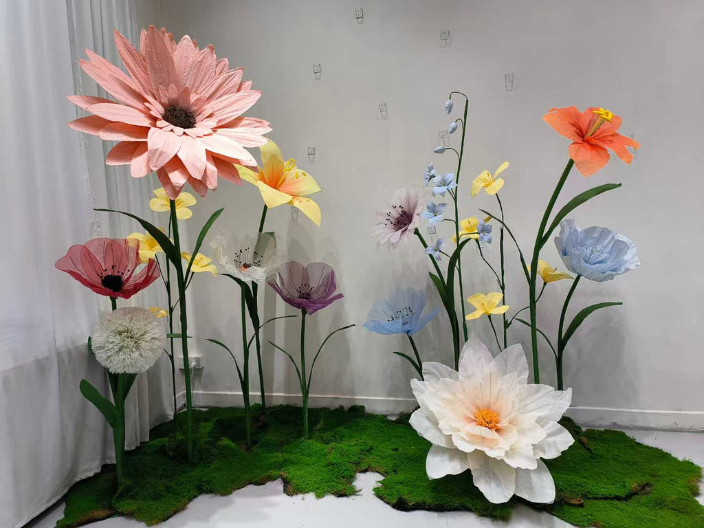 Giant flowers arrangement for New born party & baby shower