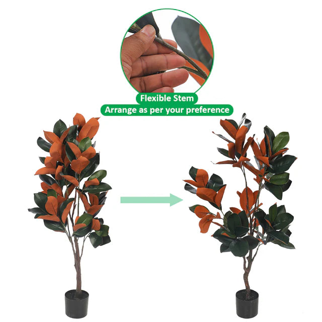 Artificial Magnolia Plant 120cm Tall