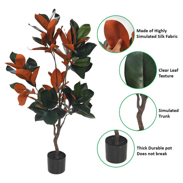 Artificial Magnolia Plant 120cm Tall