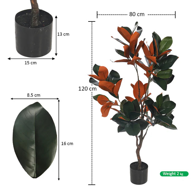Artificial Magnolia Plant 120cm Tall